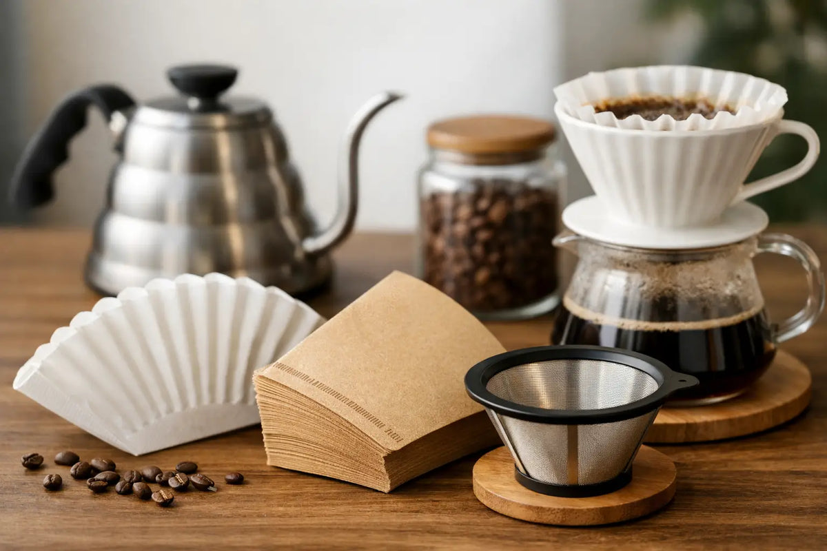 Kaffefiltre til pour over - hvad skal du vælge?
