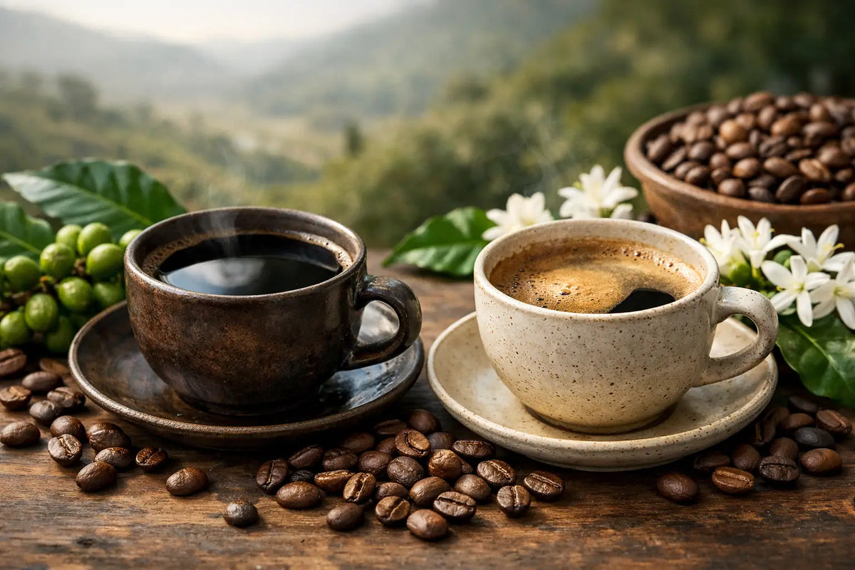 Sidamo eller Yirgacheffe kaffe til din smag