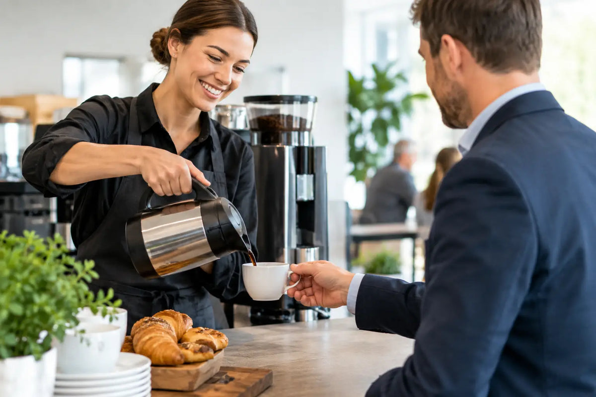 Når kantinen vælger specialkaffe til gæster