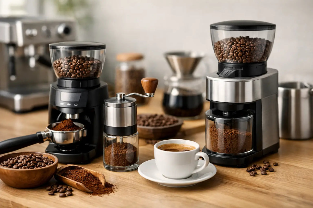 Hvordan vælger man kaffekværn til hjemmet?