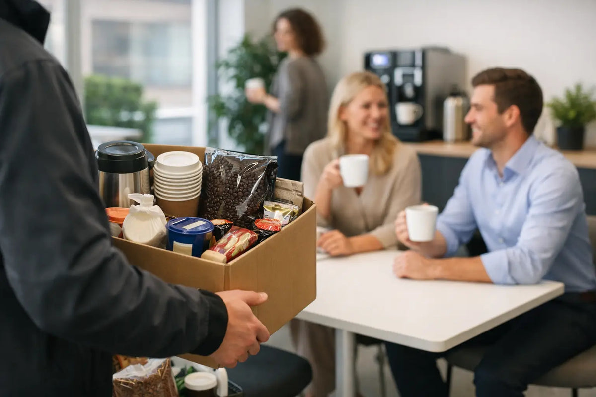 Kontorkaffe med leverance, der løfter hverdagen