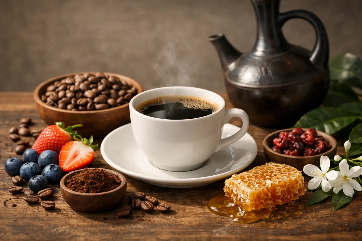 Smagsnoter i etiopisk kaffe forklaret