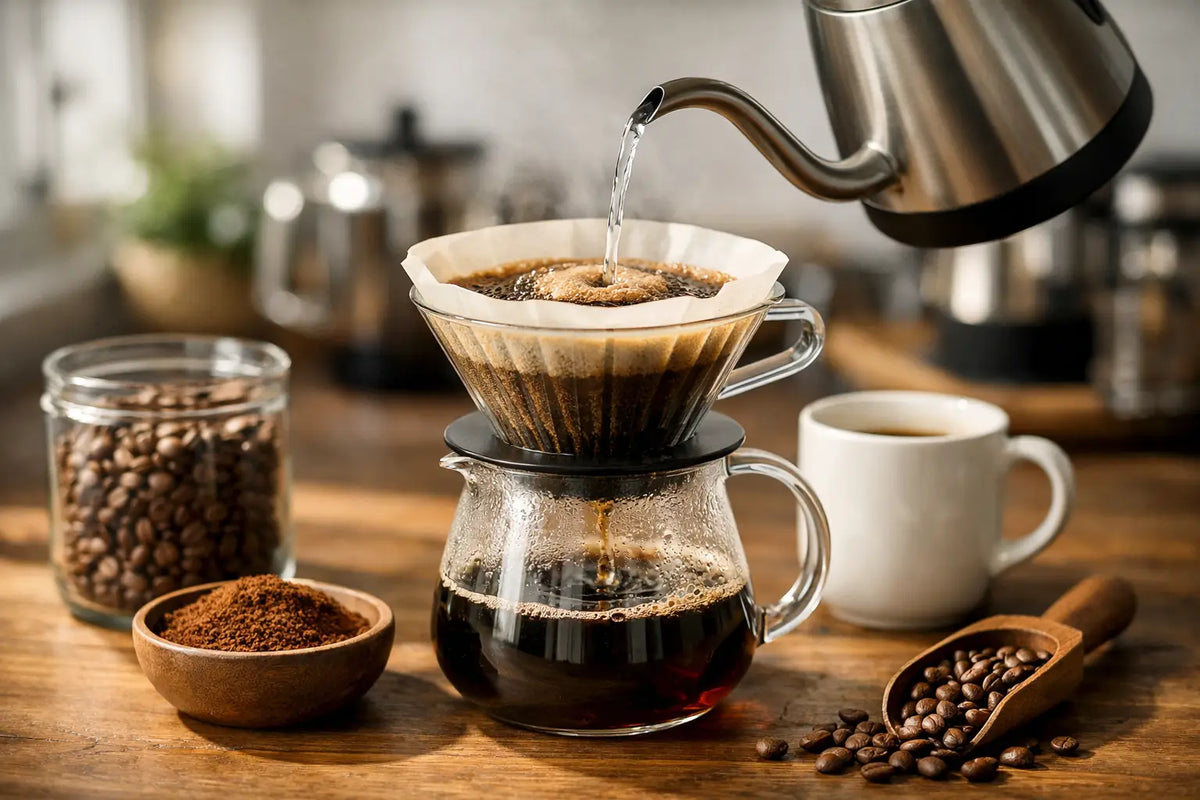 Hvordan brygger man filterkaffe med god smag?