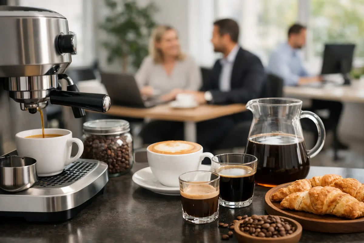 Specialkaffe til kontor, der kan smages