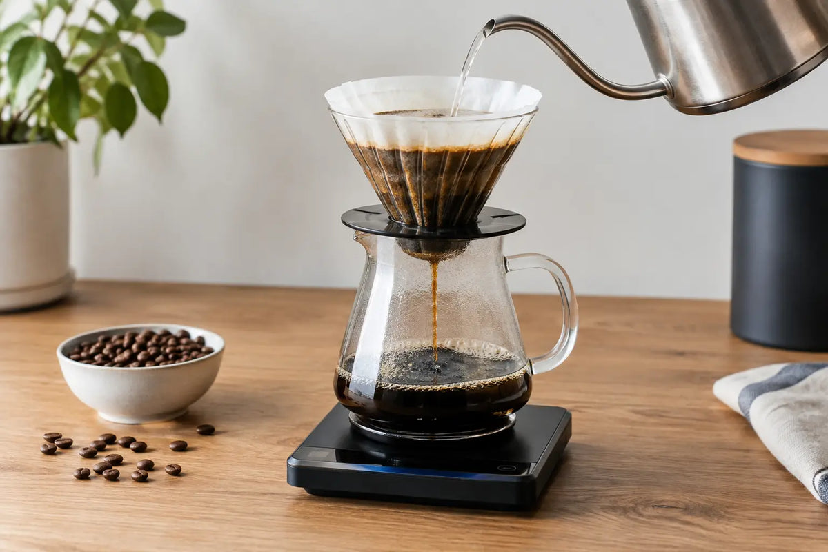 Sådan bruger du en kaffevægt til bedre kaffe