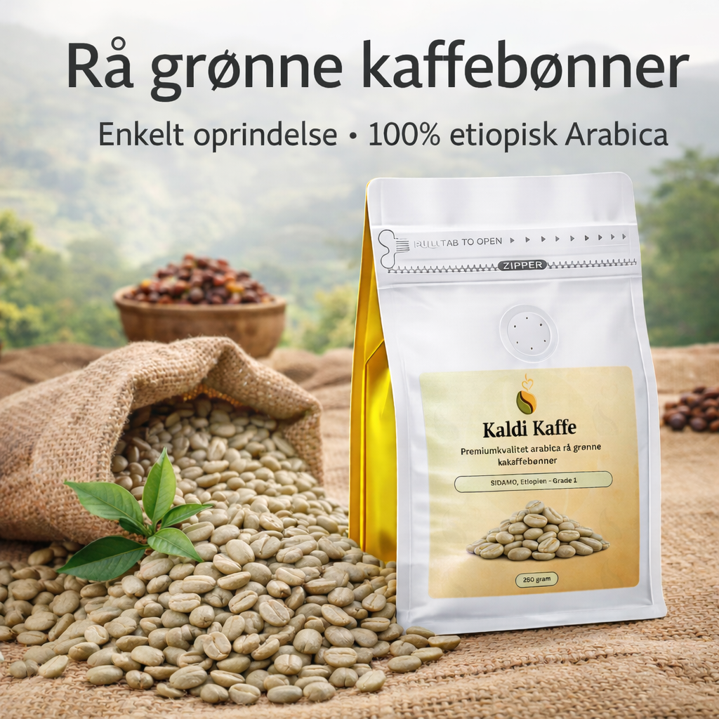 Raw green coffee beans - single origin - 100% Ethiopian Arabica coffee ...