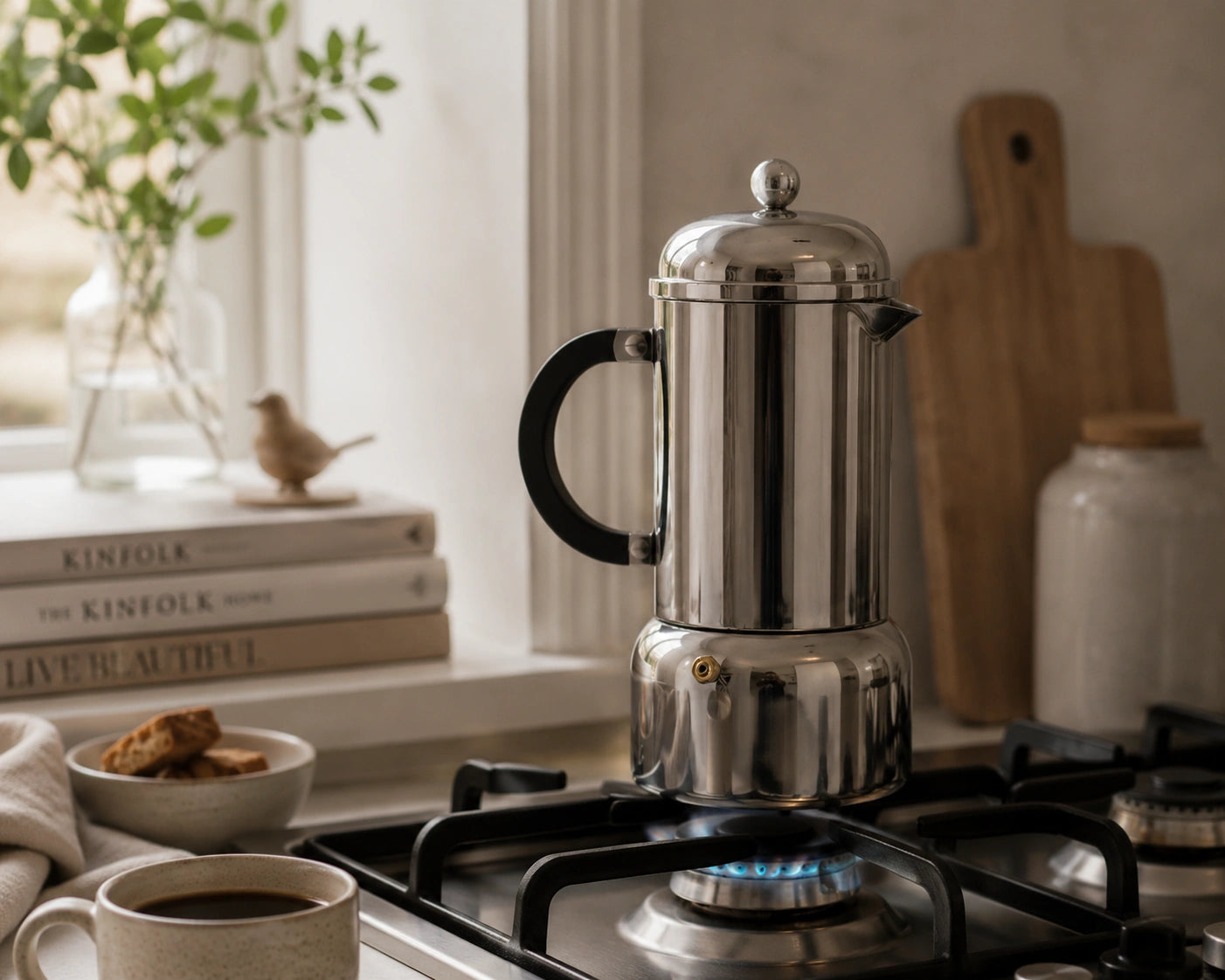 Bodum - Espressobrygger, 6 kop, 0.35 l, rustfrit stål