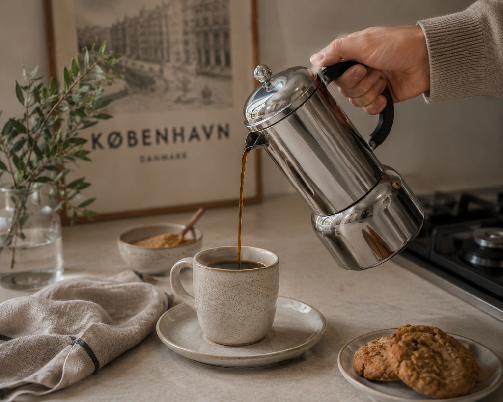 Bodum - Espressobrygger, 6 kop, 0.35 l, rustfrit stål