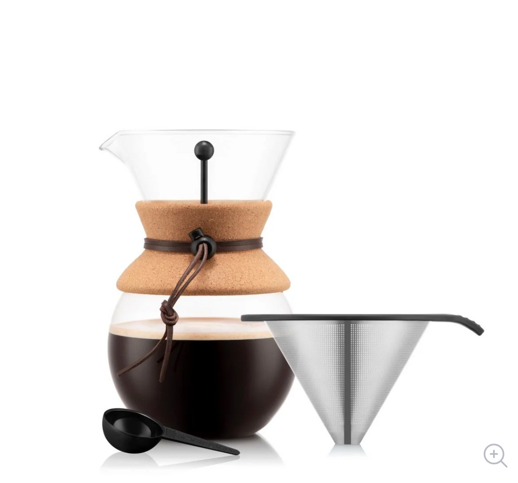 Bodum - Kaffebrygger med filter, 8 kop, 1.0 l