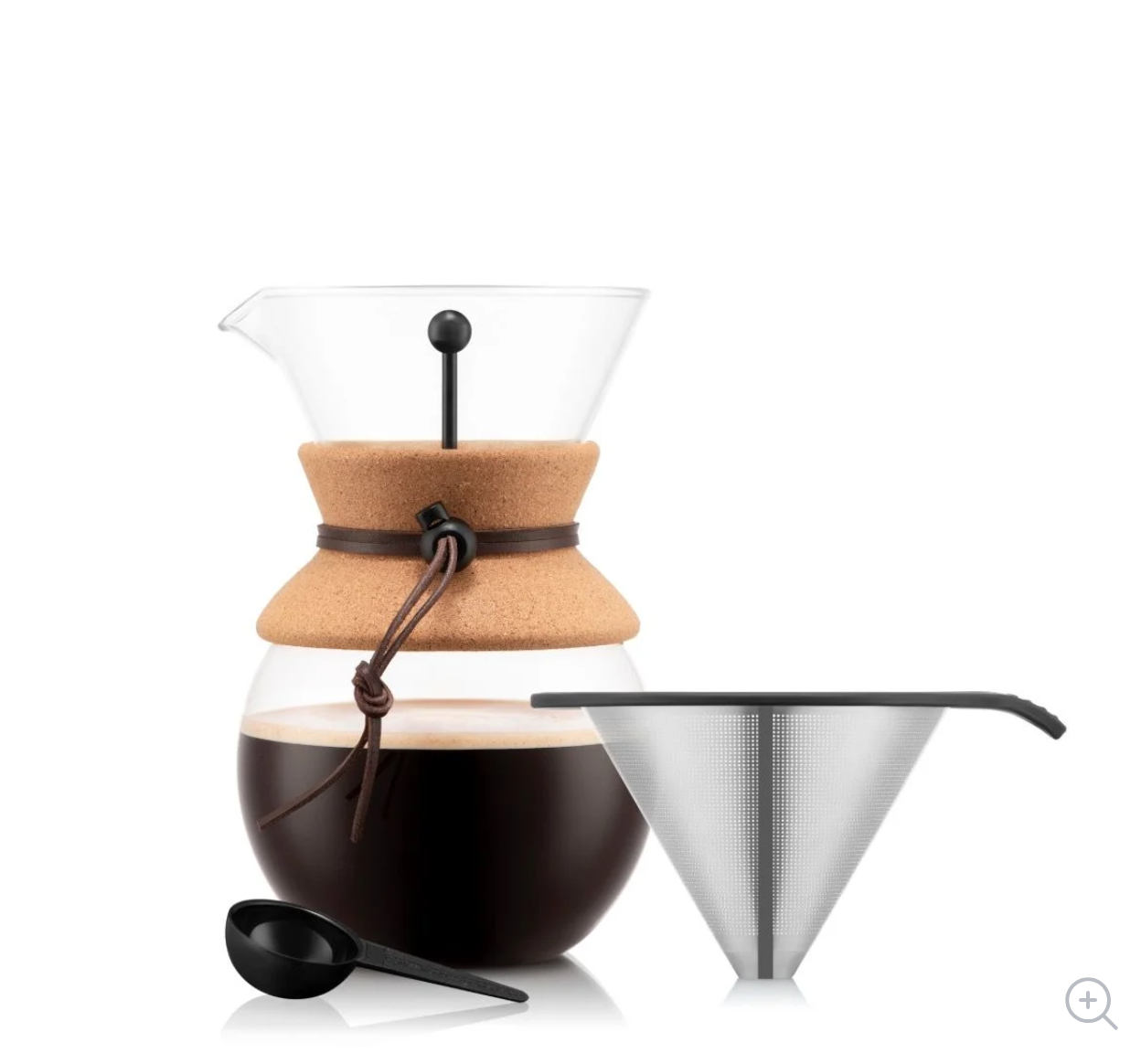 Bodum - Kaffebrygger med filter, 8 kop, 1.0 l