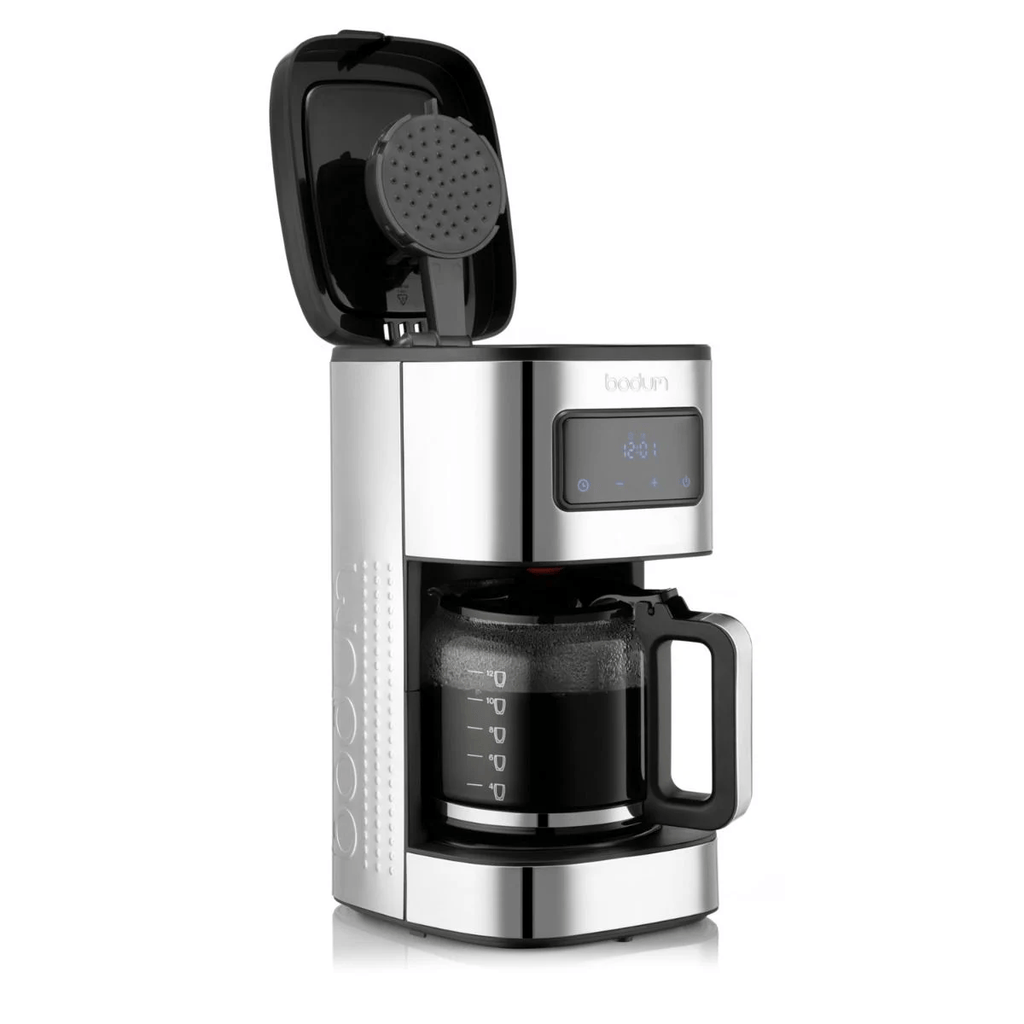 Bodum - Programmerbar kaffemaskine+, 12 kopper, med filter i rustfrit stål